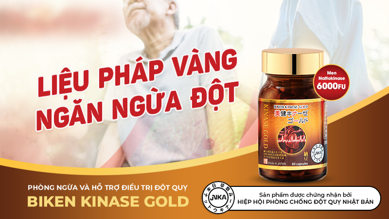 Biken Kinase Gold – Liệu pháp vàng ngăn ngừa đột quỵ